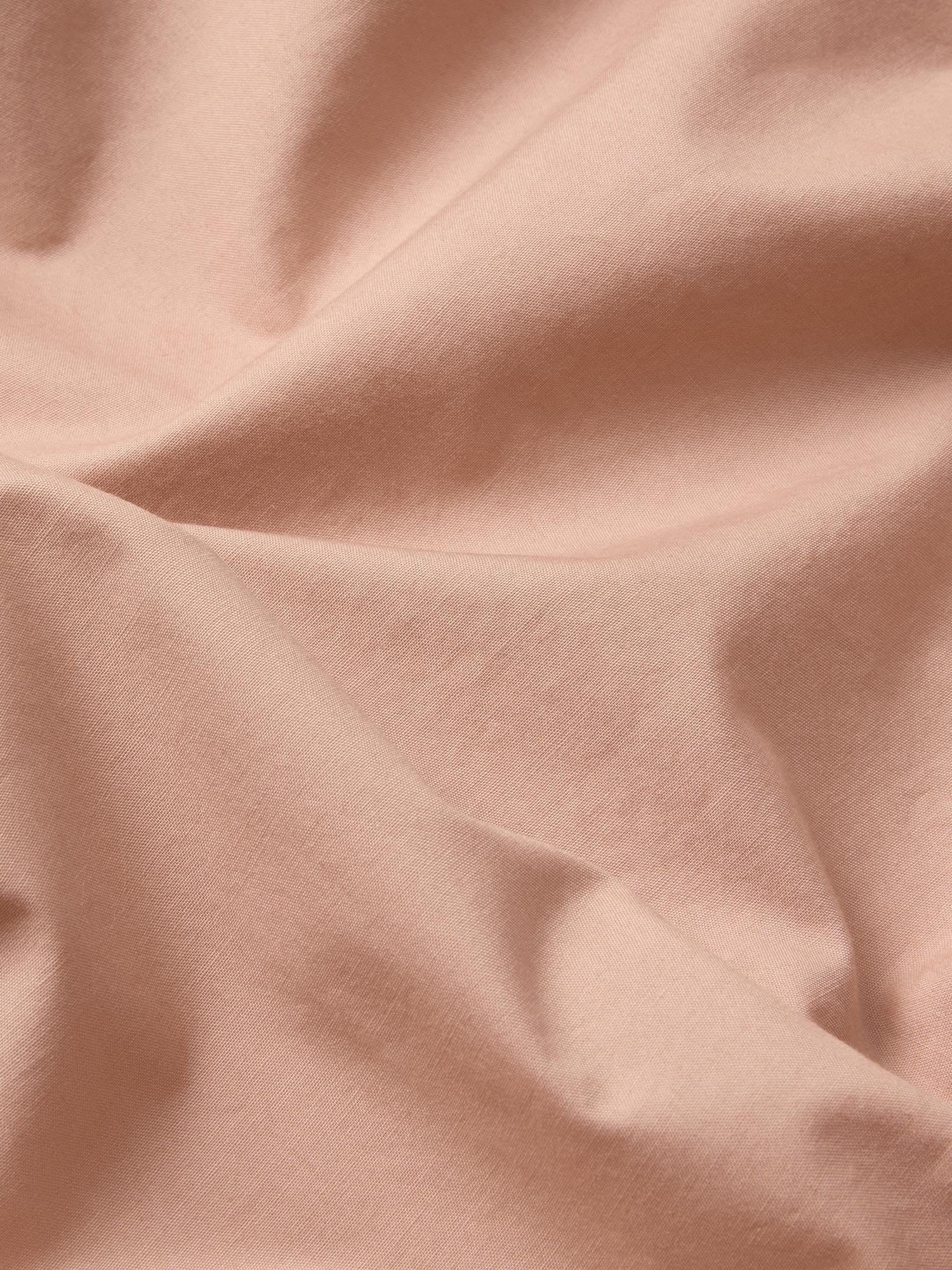 Blush Pink Washed Cotton Percale Fitted Sheet - Image 3