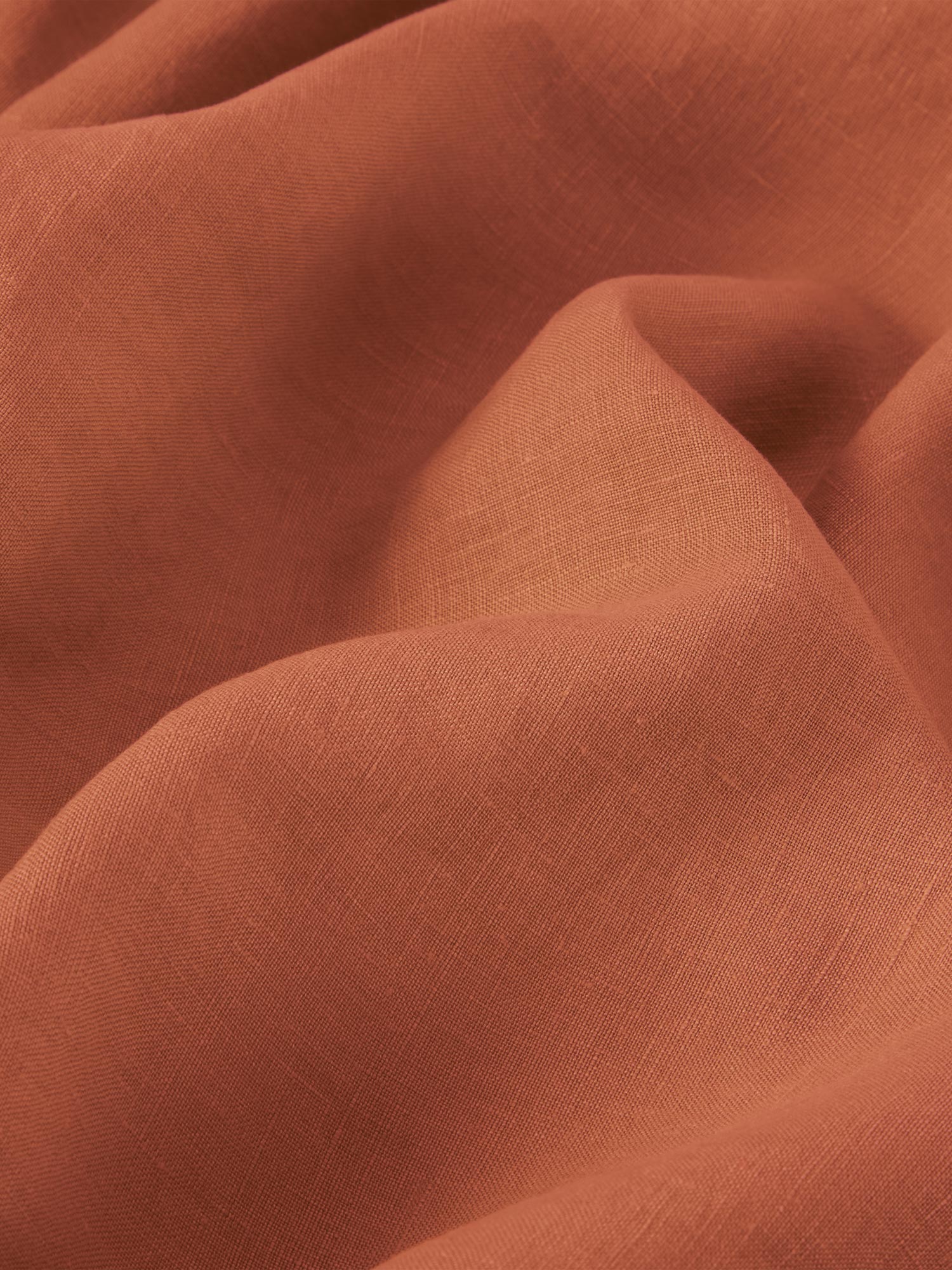 Burnt Orange 100% Linen Pillowcases (Pair) - Image 3