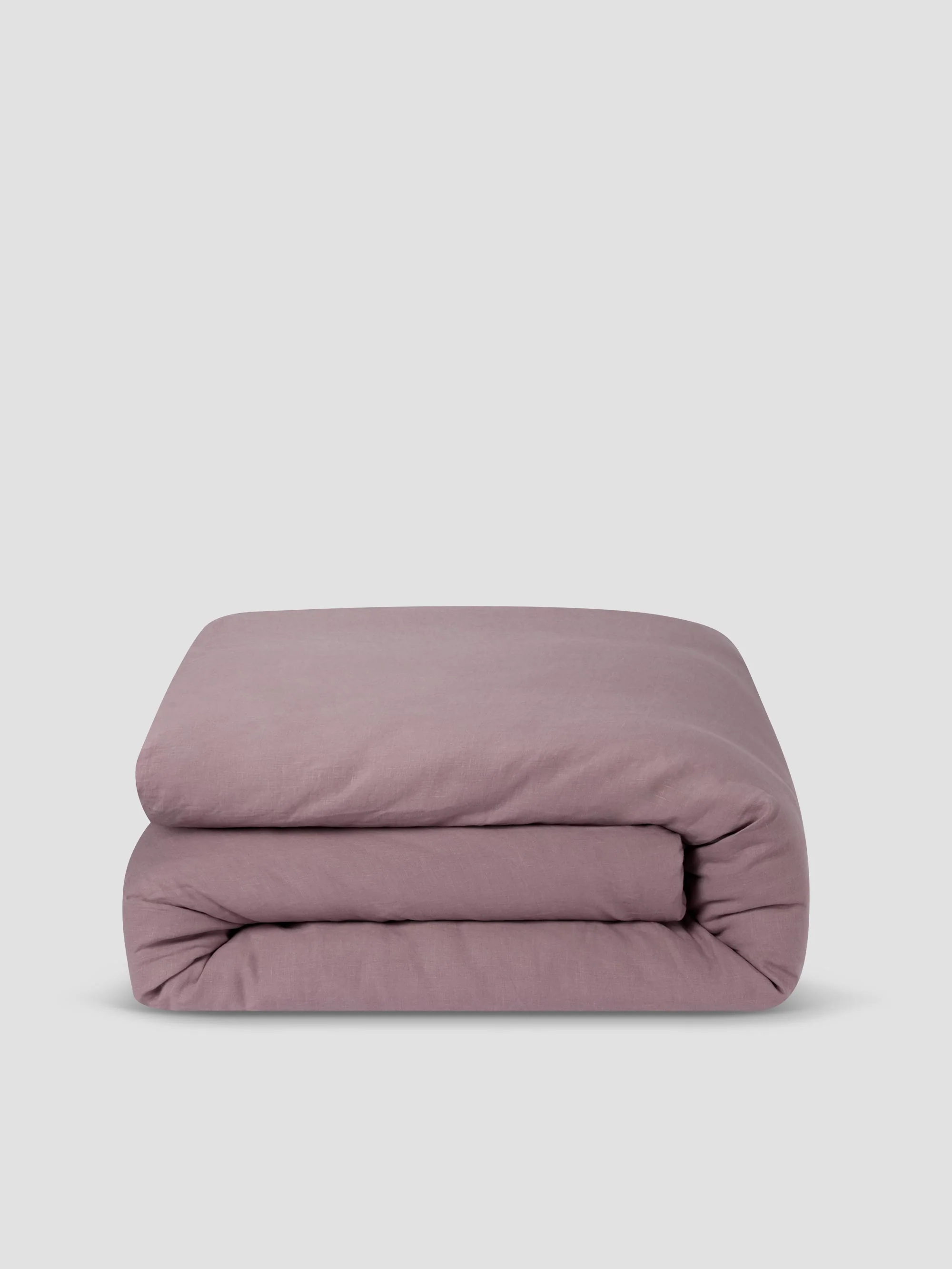 Elderberry 100% Linen Duvet Cover - Image 3