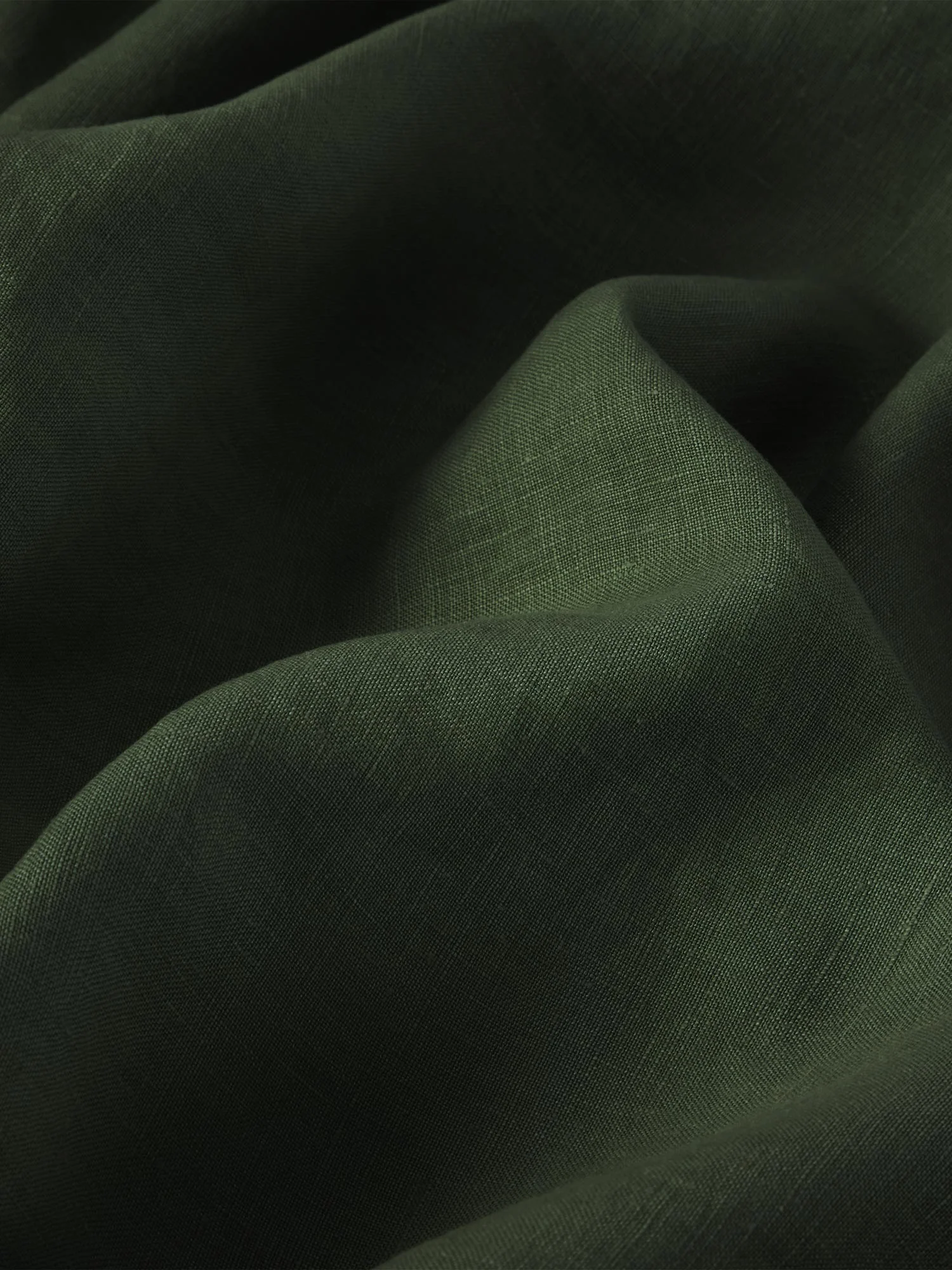 Fern Green 100% Linen Pillowcases (Pair) - Image 3