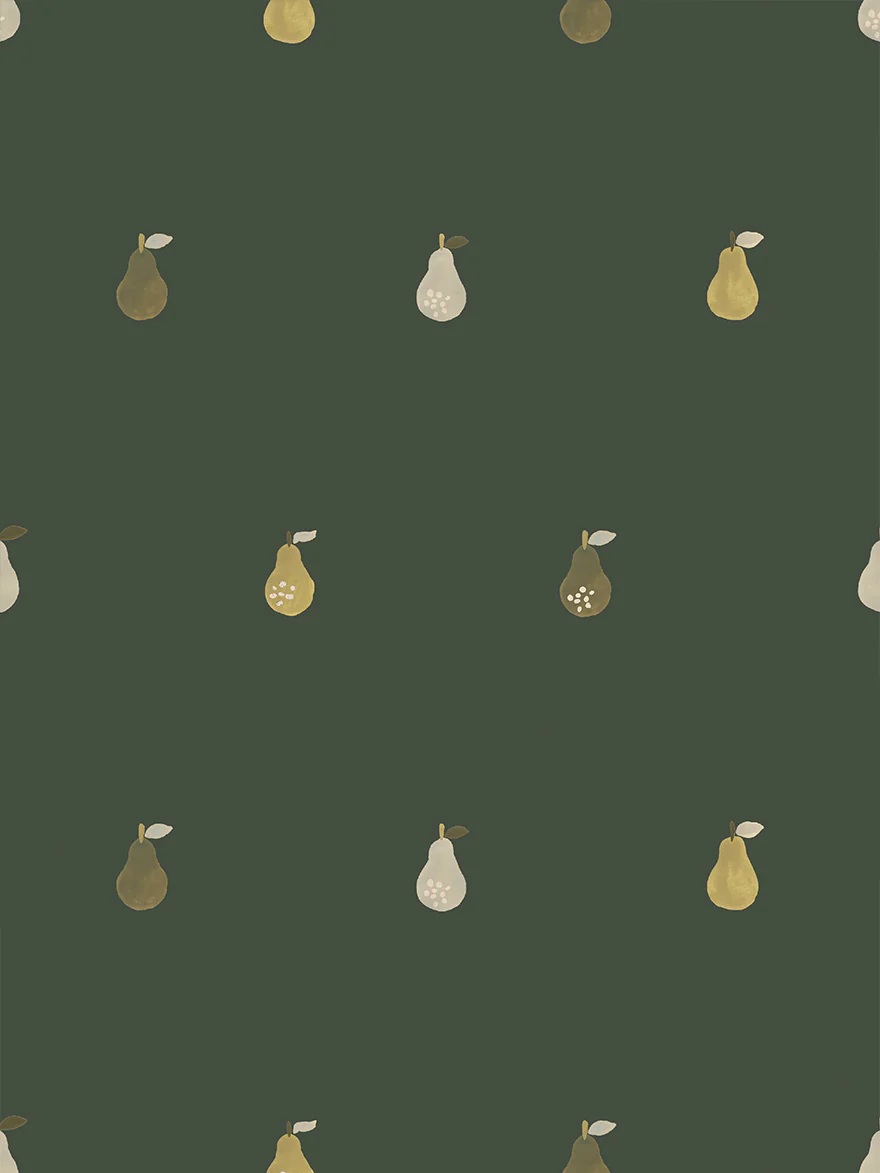 Fern Green Pears Wallpaper - Image 3