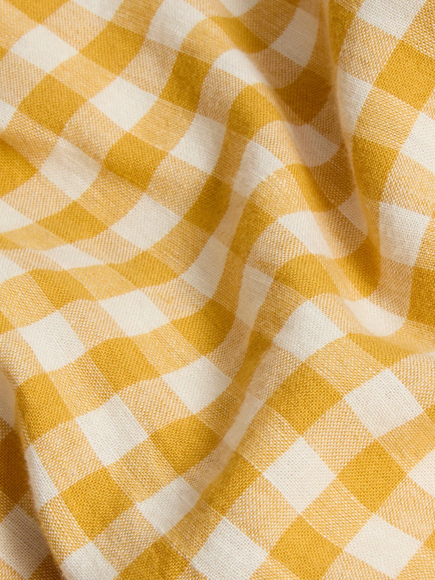 Honey Gingham Linen Blend Pillowcase (Pair) - Image 3