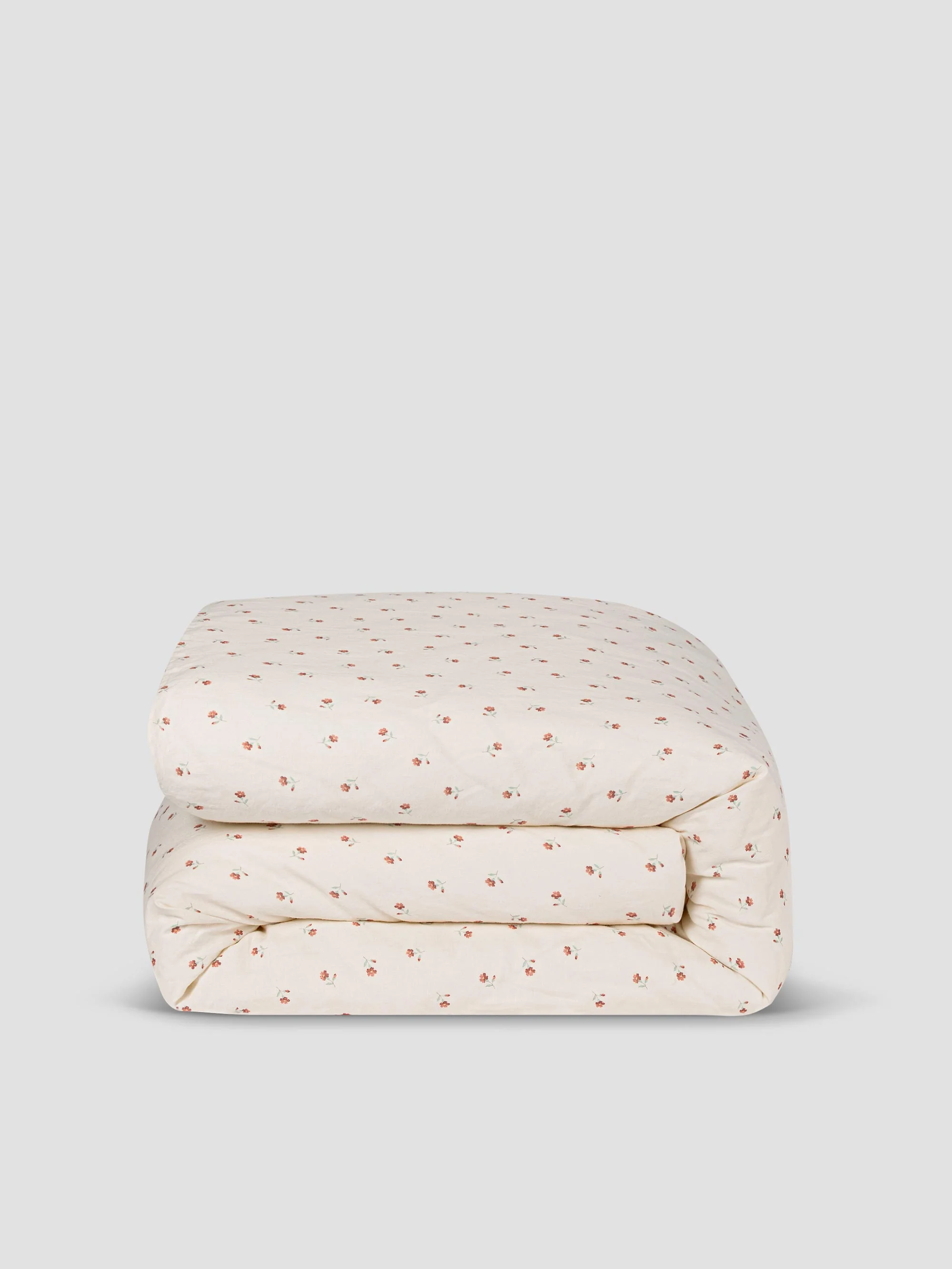 Pearl Posy Bud Linen Blend Duvet Cover - Image 3