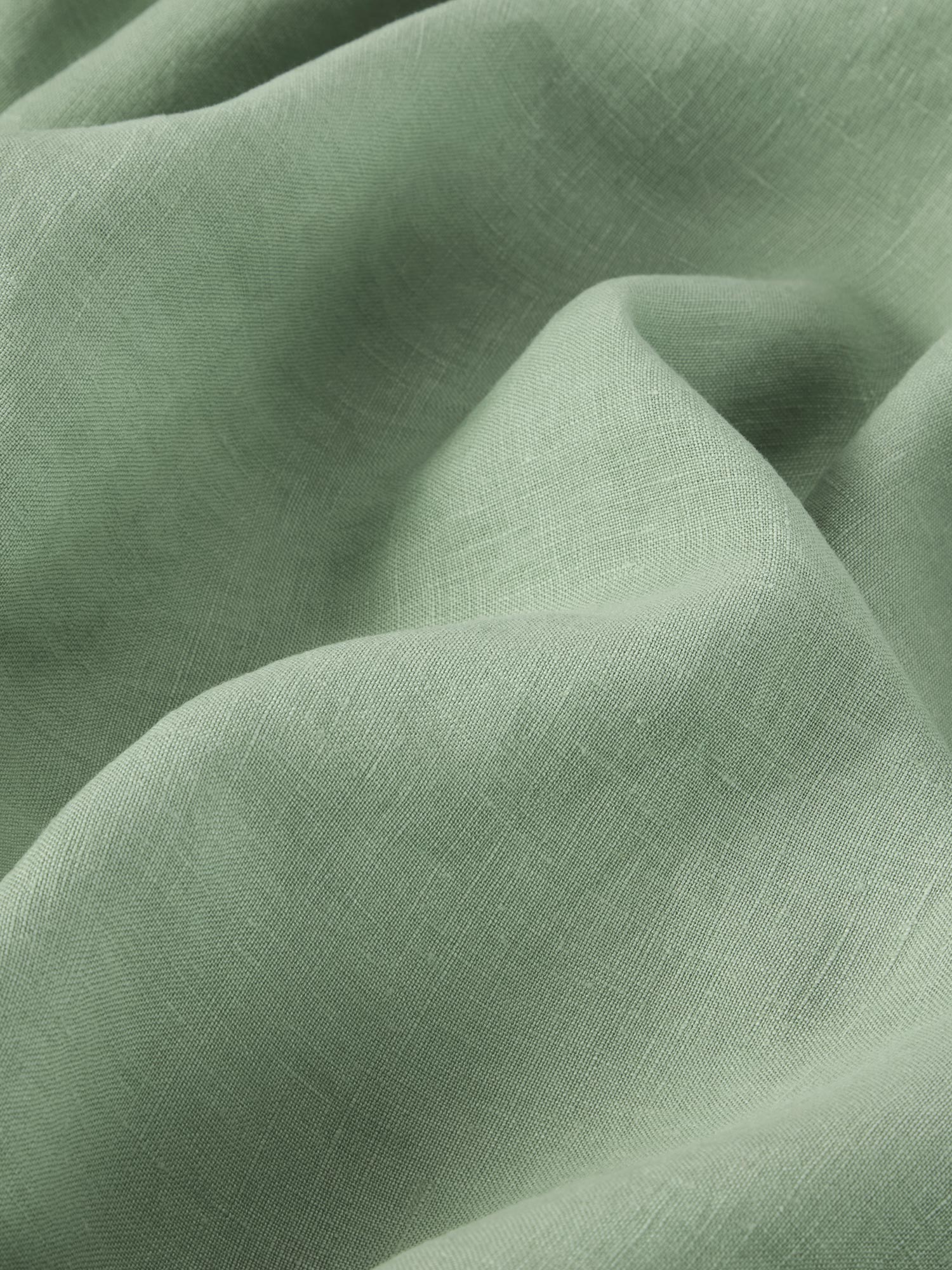 Sage Green 100% Linen Duvet Cover - Image 4