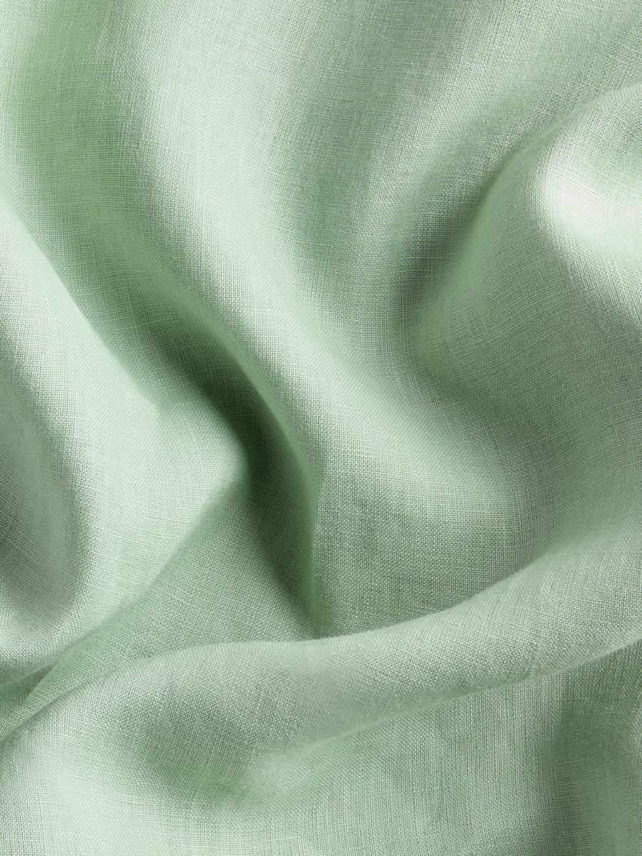 Sage Green Linen Blend Curtain (Pair) - Image 3