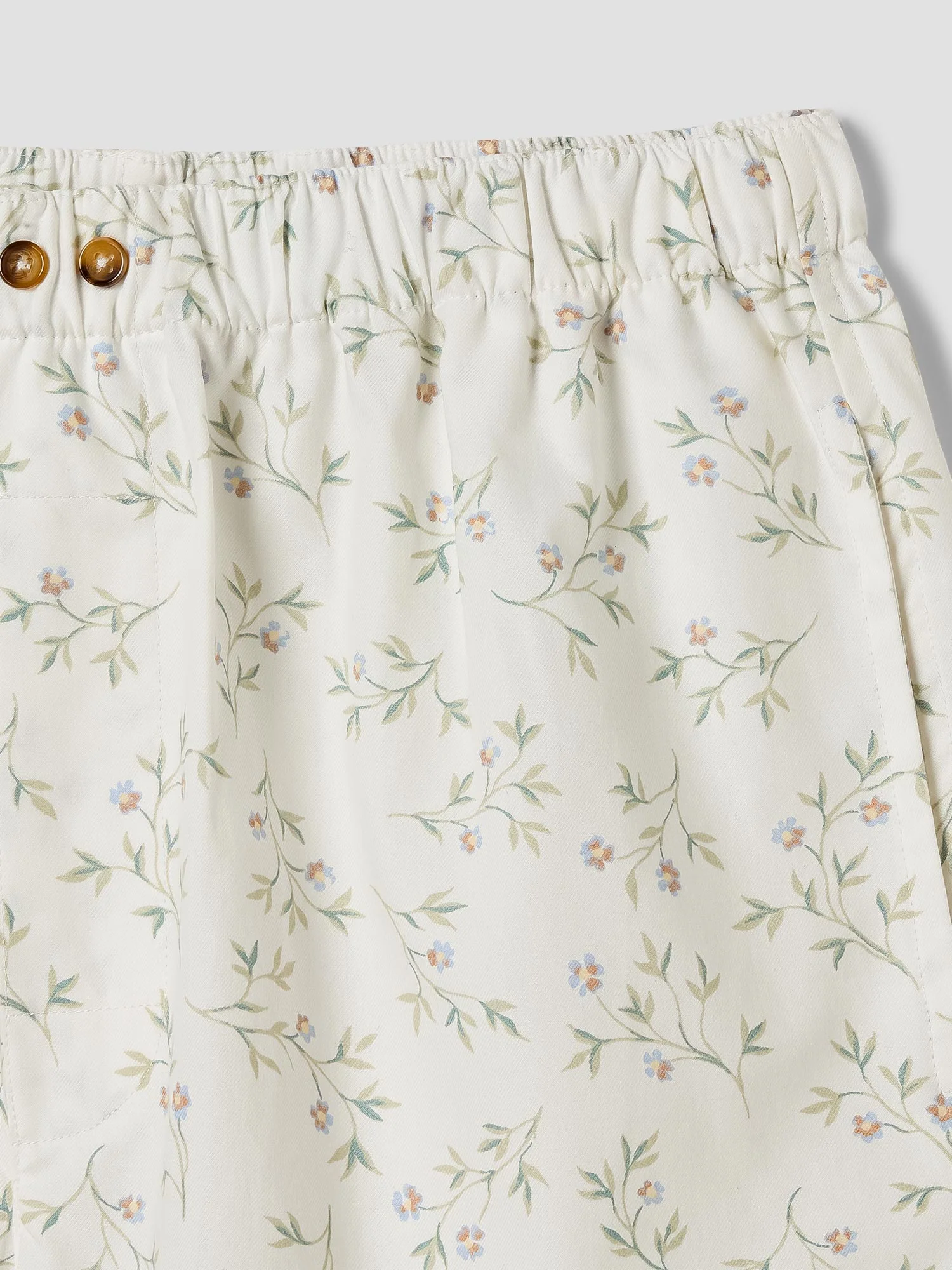 Spring Sprig Floral Cotton Boxer Short - Image 5