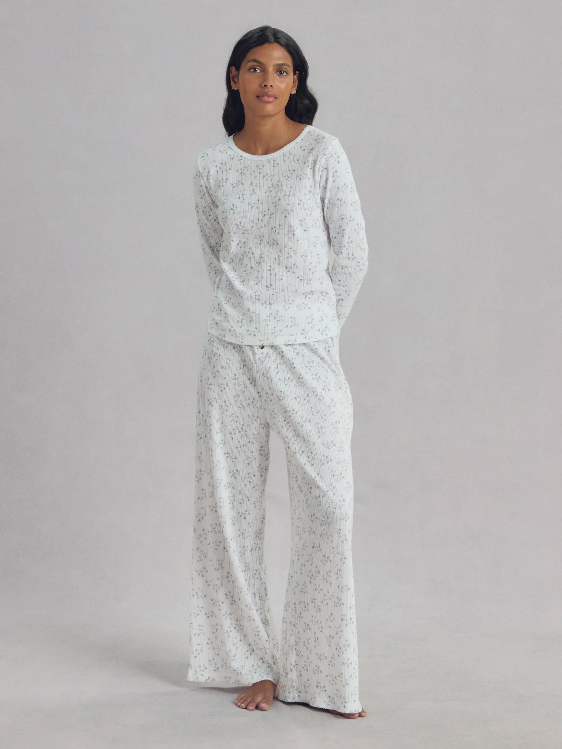 Spring Sprig Pointelle Trouser - Image 3