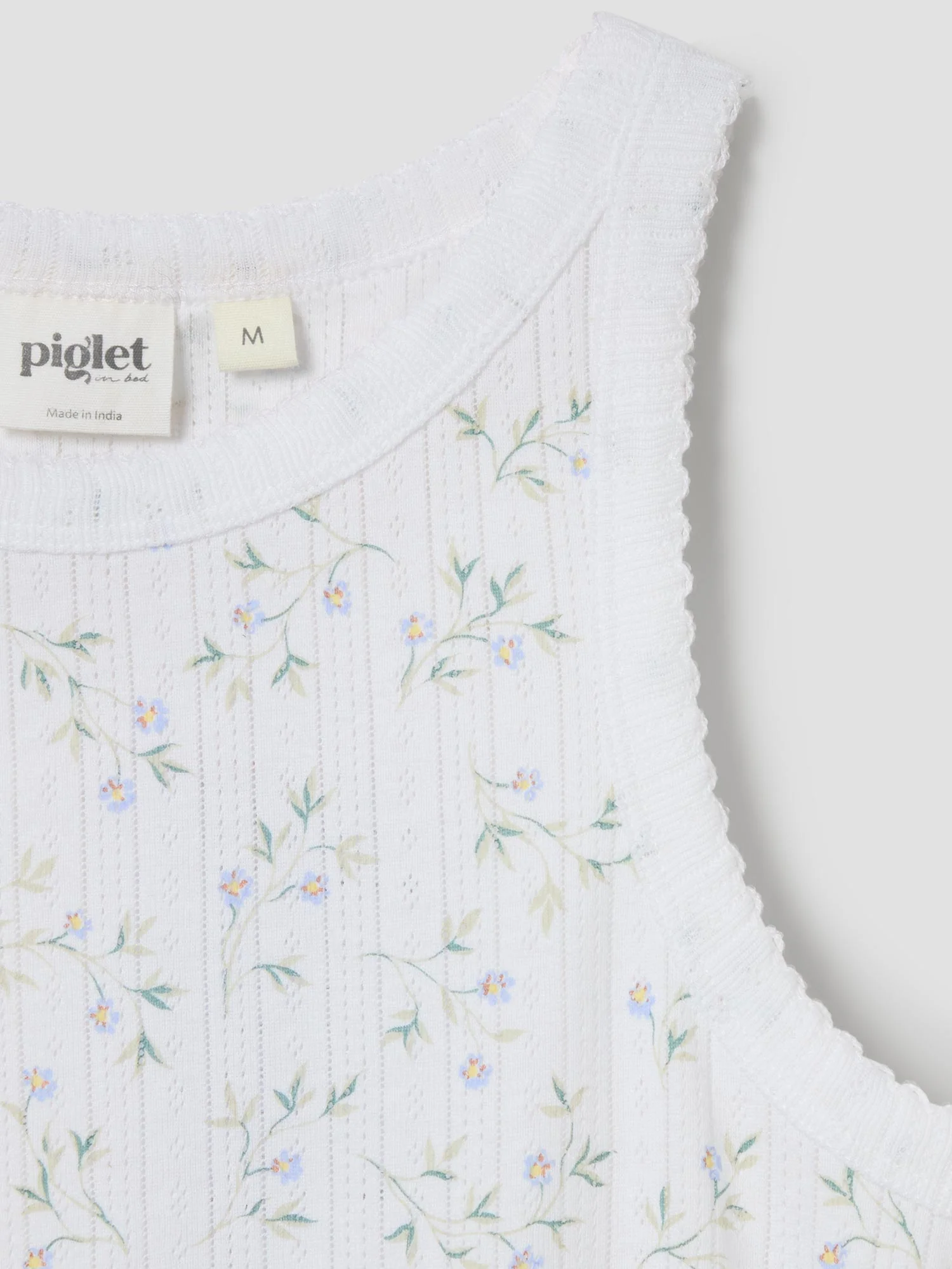 Spring Sprig Pointelle Vest - Image 5
